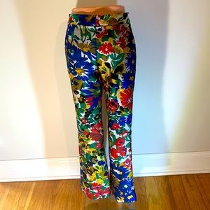 Cynthia Rowley Wren Garden Brocade Trousers